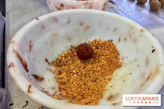 Atelier rocher praliné Edwart Chocolatier