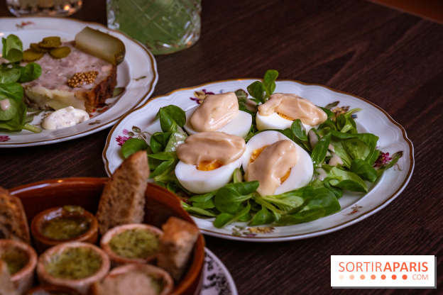 L'Auberge Nouvelle restaurant à Tremblay-sur-Mauldre dans les Yvelines - photos - oeufs mayonnaise