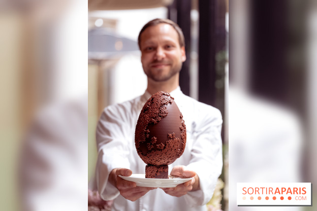 L'Oeuf de Pâques floral du George V Paris 2026 par Michael Bartocetti - les photos  - chef