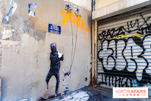 Le parcours street-art de Brusk à Paris à l'occasion d'Urban Art Fair