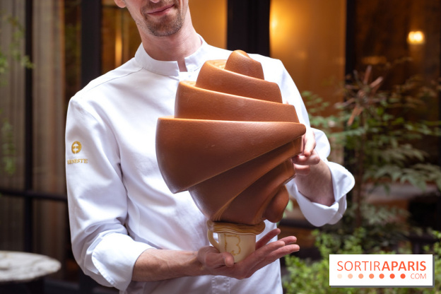 L'oeuf de Pâques du Burgundy 2026 par Léandre Vivier : le café-croissant - photos  - A7C08428