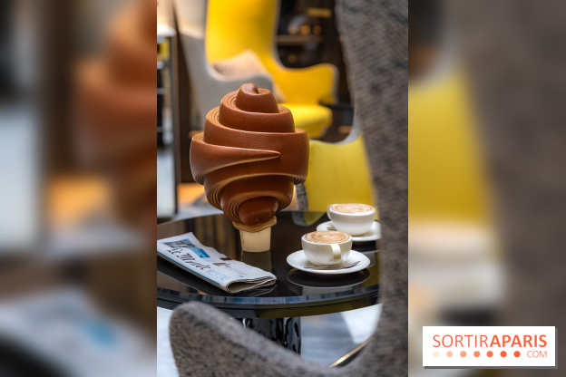 L'oeuf de Pâques du Burgundy 2026 par Léandre Vivier : le café-croissant - photos  - A7C08460