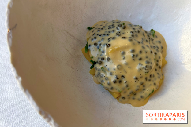Alliance - Gnocchis de pommes de terre, salicorne, sauce réduite au vin blanc, caviar Osciètre 
