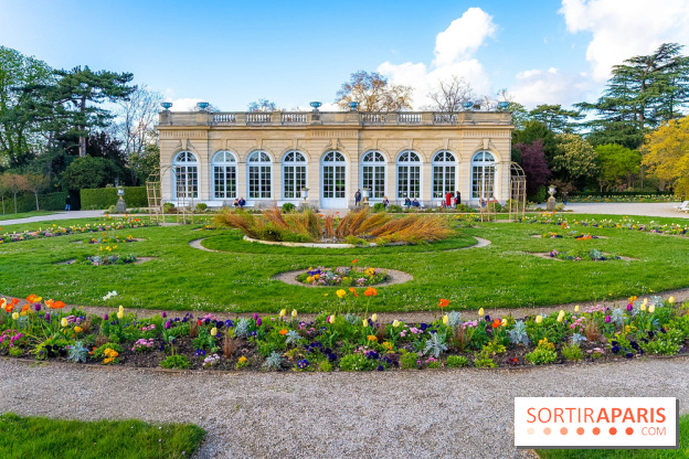 Le Parc de Bagatelle au printemps, cerisier, tulipes et jonquilles - photos