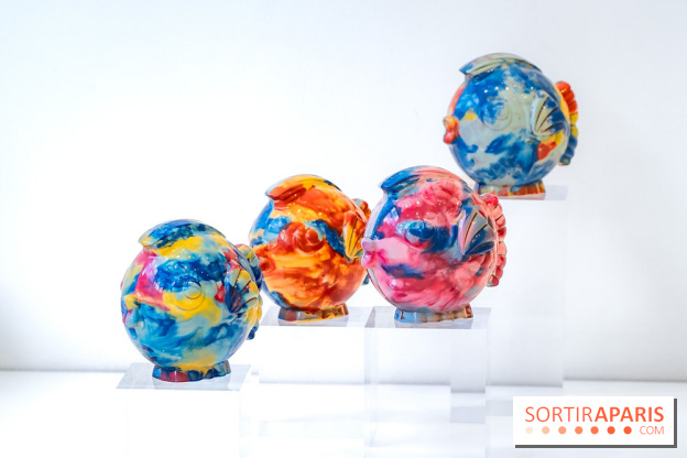 Oeufs et chocolats de Pâques de Jade Génin 2026 spécial renaissance des femmes - photos - poisson