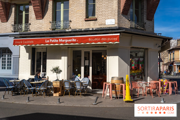 La Petite Marguerite, bouillon des puces de Saint-Ouen 93 - photos - terrasse