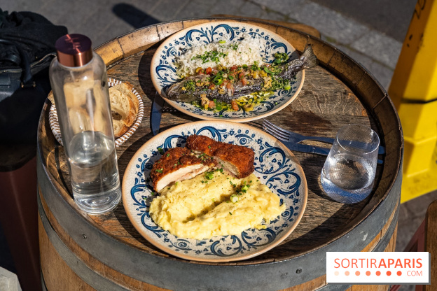 La Petite Marguerite, bouillon des puces de Saint-Ouen 93 - photos - table