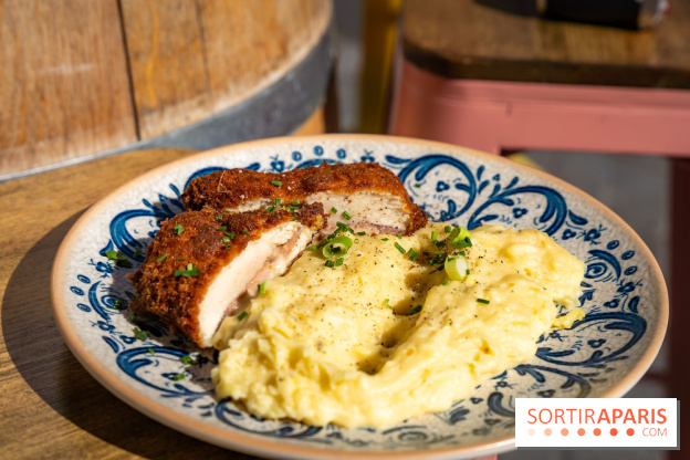 La Petite Marguerite, bouillon des puces de Saint-Ouen 93 - photos - cordon bleu purée maison