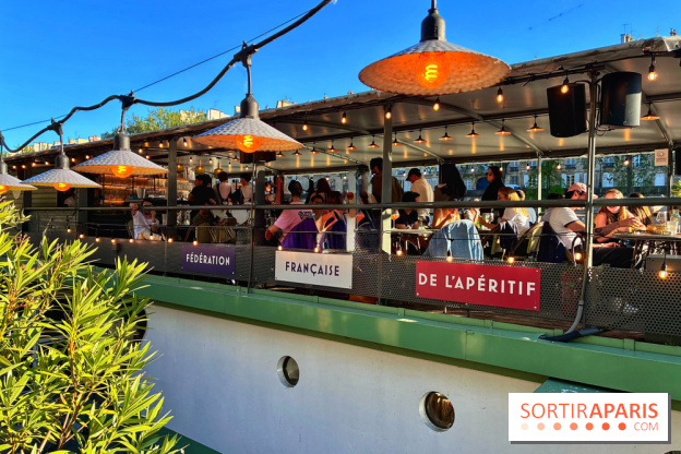 Une péniche-guinguette dédiée à l'apéro sur les quais de Seine