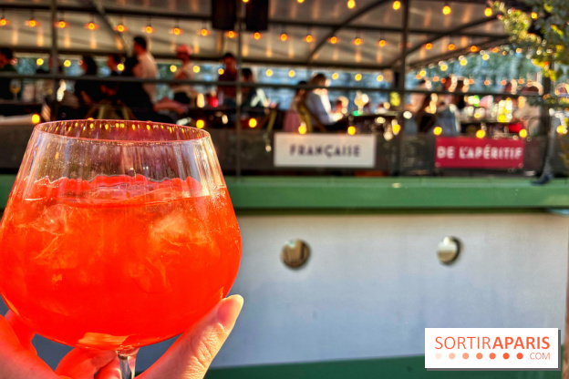 Une péniche-guinguette dédiée à l'apéro sur les quais de Seine