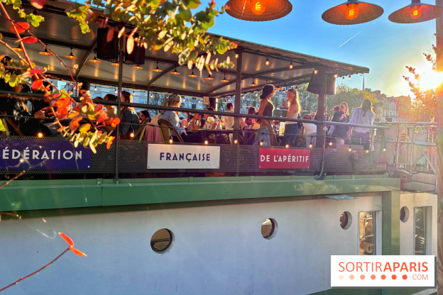 Une péniche-guinguette dédiée à l'apéro sur les quais de Seine