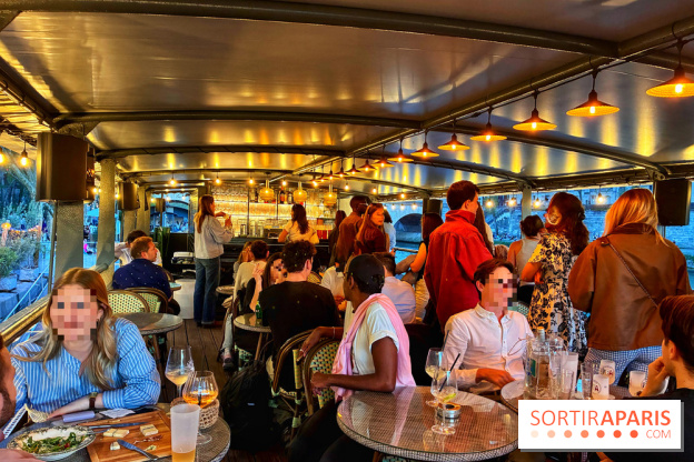 Une péniche-guinguette dédiée à l'apéro sur les quais de Seine