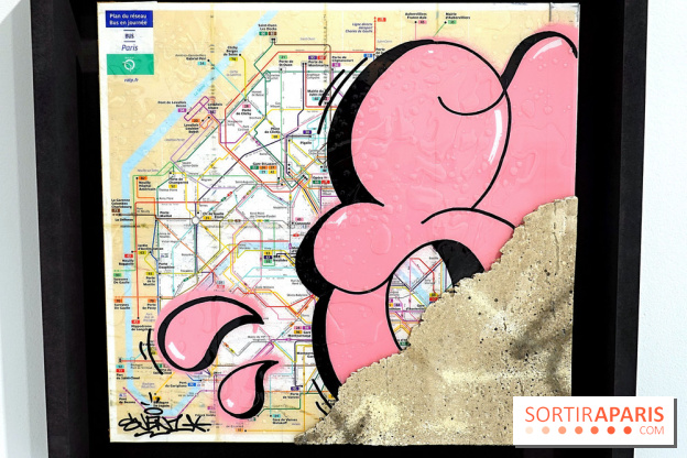 BON PLAN, l'expo de street art autour du plan de métro à Paris - nos photos