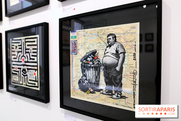 BON PLAN, l'expo de street art autour du plan de métro à Paris - nos photos