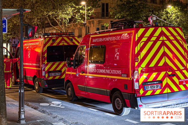 Simulation géante des pompiers de Paris sur les quais parisiens