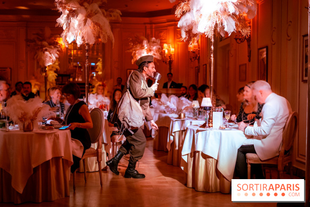 Soirée Gatsby au Ritz Paris, le dîner - spectacle exceptionnel - photos