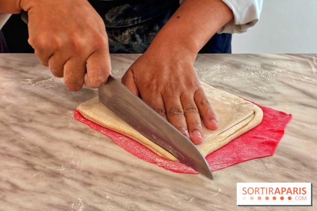 Atelier croissant bicolore
