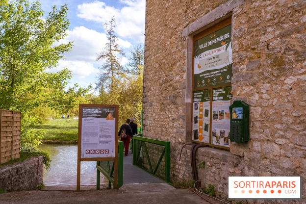 La terrasse du Moulin de Nemours, la guinguette estivale en bord de Loing 77 - A7C04901