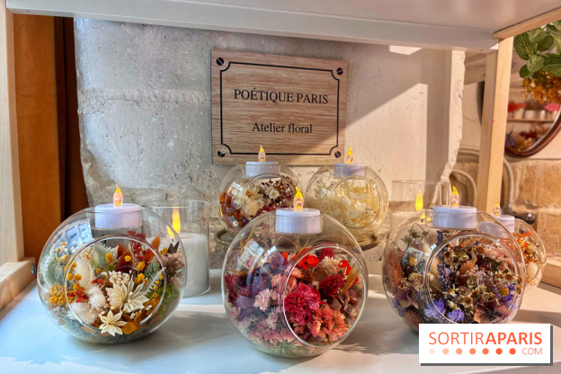 Atelier bougeoir fleurs séchées