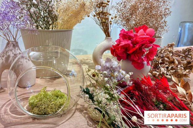 Atelier bougeoir fleurs séchées
