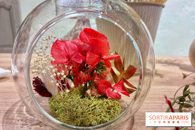 Atelier bougeoir fleurs séchées