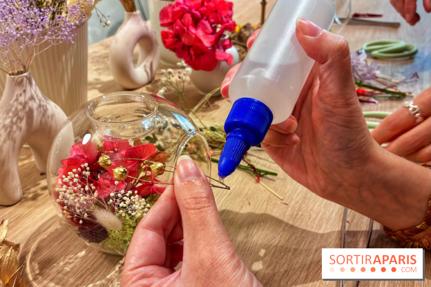 Atelier bougeoir fleurs séchées