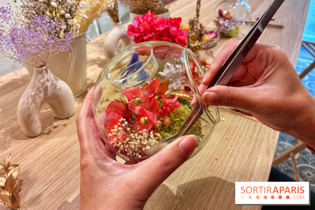 Atelier bougeoir fleurs séchées