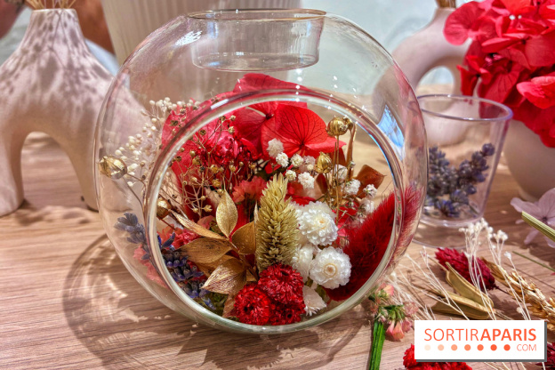 Atelier bougeoir fleurs séchées