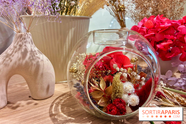Atelier bougeoir fleurs séchées