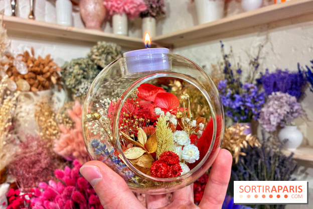 Atelier bougeoir fleurs séchées