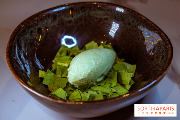 L'Orée des Sablons, restaurant à Fontainebleau - photos - dessert oseille cacahuète