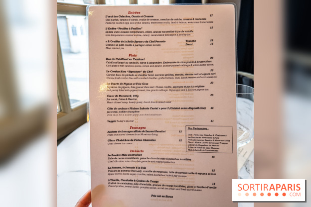 L'Orée des Sablons, restaurant à Fontainebleau - photos - menu - carte