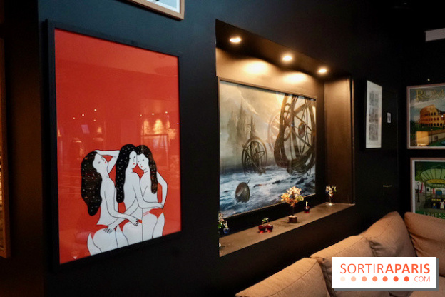 Sparkling VR - œuvres et salon du loft