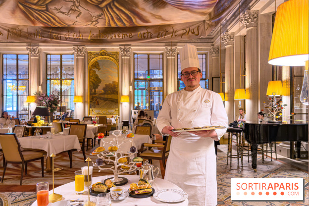 Tea Time de Cedric Grolet au Meurice : pâtisseries trompe l'œil et salé revisité