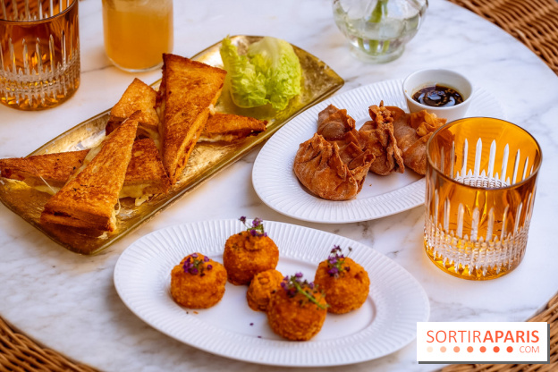 La terrasse jardin du Sax Hotel avec piscine - tapas