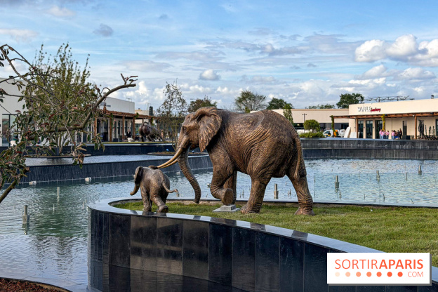 Valvert Croix Blanche : le complexe shopping-loisirs XXL en Essonne avec fontaine et parc à dinosaures
