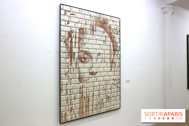 Vhils : nos photos de son exposition à la galerie Danysz à Paris - Seth Expo 19