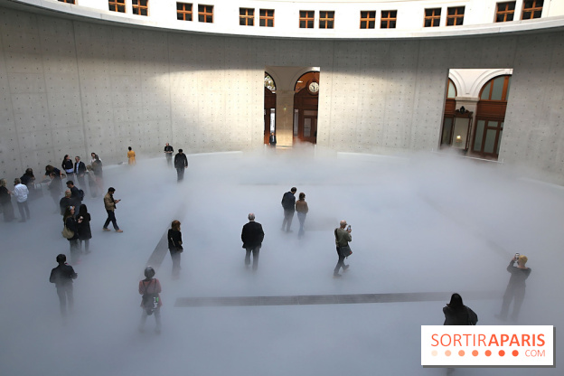 Fujiko Nakaya : nos photos de sa sculpture de brouillard à voir à la Bourse de Commerce
