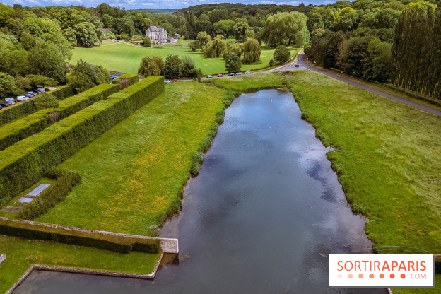 Le Domaine de Villarceaux et ses deux châteaux - photos - DJI 0035 D