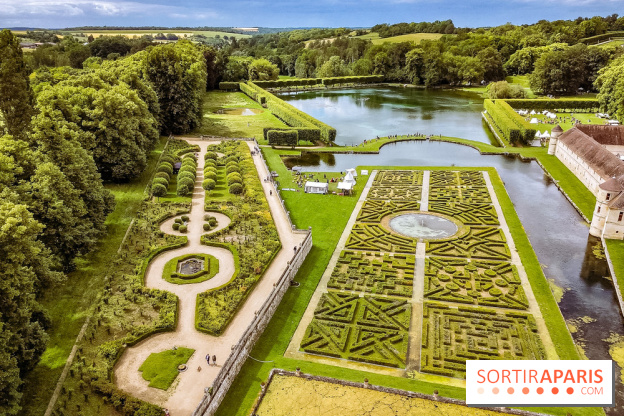 Le Domaine de Villarceaux et ses deux châteaux - photos - DJI 0032 D