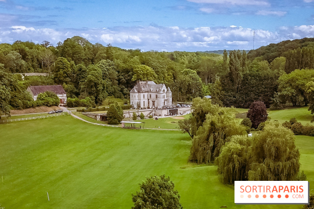 Le Domaine de Villarceaux et ses deux châteaux - photos - DJI 0036 D