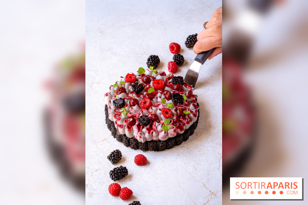 Les pâtisseries de Nour Kandler, la collection estivale en photos - sésame fruits rouges