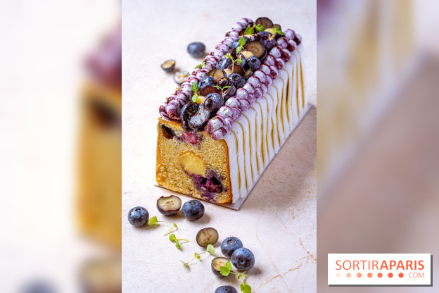 Les pâtisseries de Nour Kandler, la collection estivale en photos - cake myrtilles citron