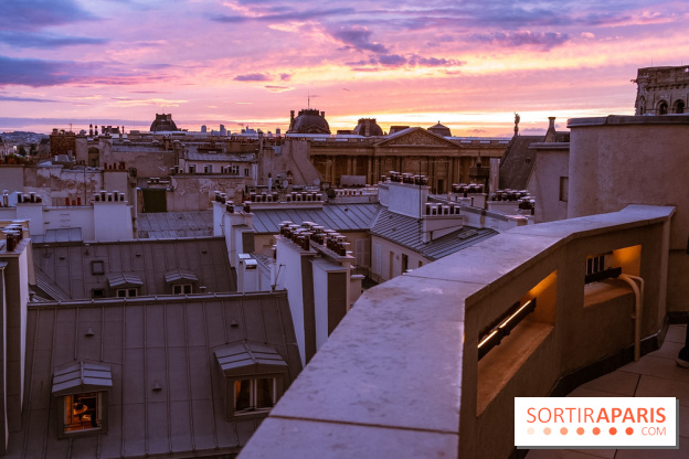 Le rooftop climatisé du Langosteria et sa terrasse à la vue sur Paris