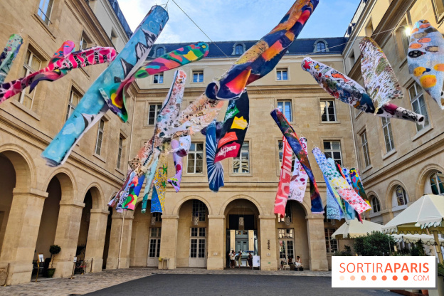 Des Genki-nobori dans le ciel de l'Hôtel de la Marine : une installation colorée à voir gratuitement
