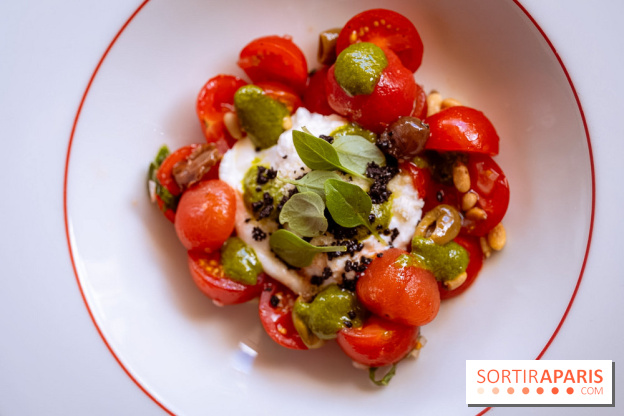 Chez Mimi, le Bistrot Pas Parisien de Colombes - photos - tomate burrata