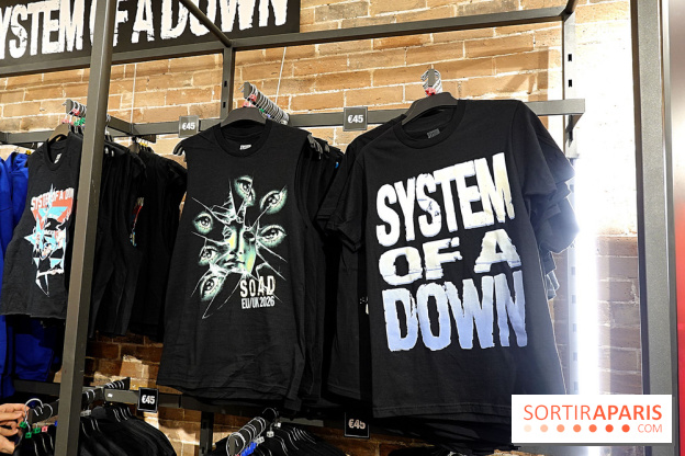 Pop-up store System of a Down à Paris - nos photos