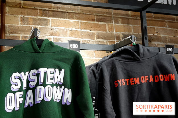 Pop-up store System of a Down à Paris - nos photos