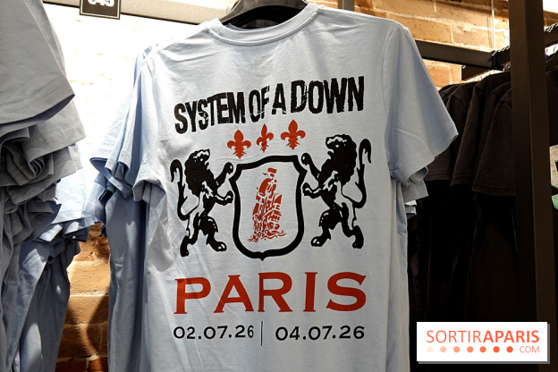 Pop-up store System of a Down à Paris - nos photos