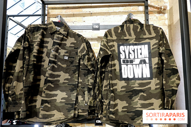 Pop-up store System of a Down à Paris - nos photos